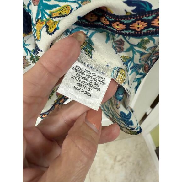 Blue Rain small short romper cold shoulder new embroidered tassels ($59 retail) - Picture 11 of 14